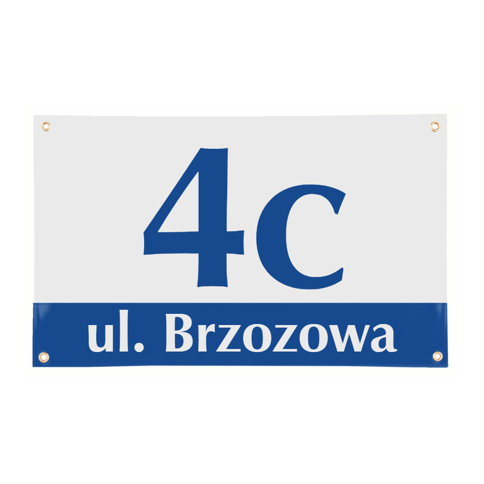 nowoczesna emaliowana tabliczka emaliowana