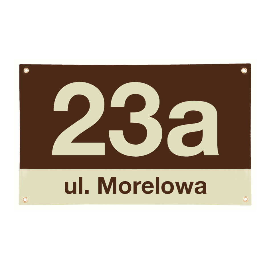 nowoczesna tabliczka emaliowana
