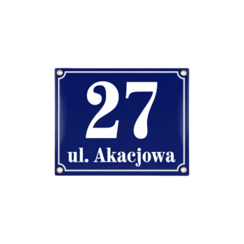 Tablica adresowa klasyczna 20 x 25 cm