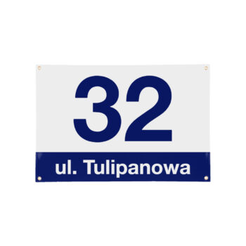 Tablica adresowa nowoczesna 20 x 30 cm
