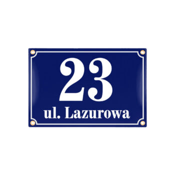 Tablica adresowa klasyczna 20 x 30 cm