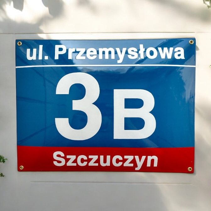 warszawska emaliowana tablica adresowa