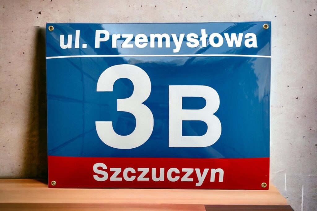 tablica emaliowana warszawska