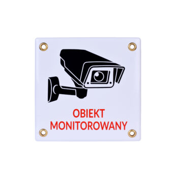 tabliczka obiekt monitorowany