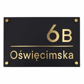 nowoczesna tablica adresowa