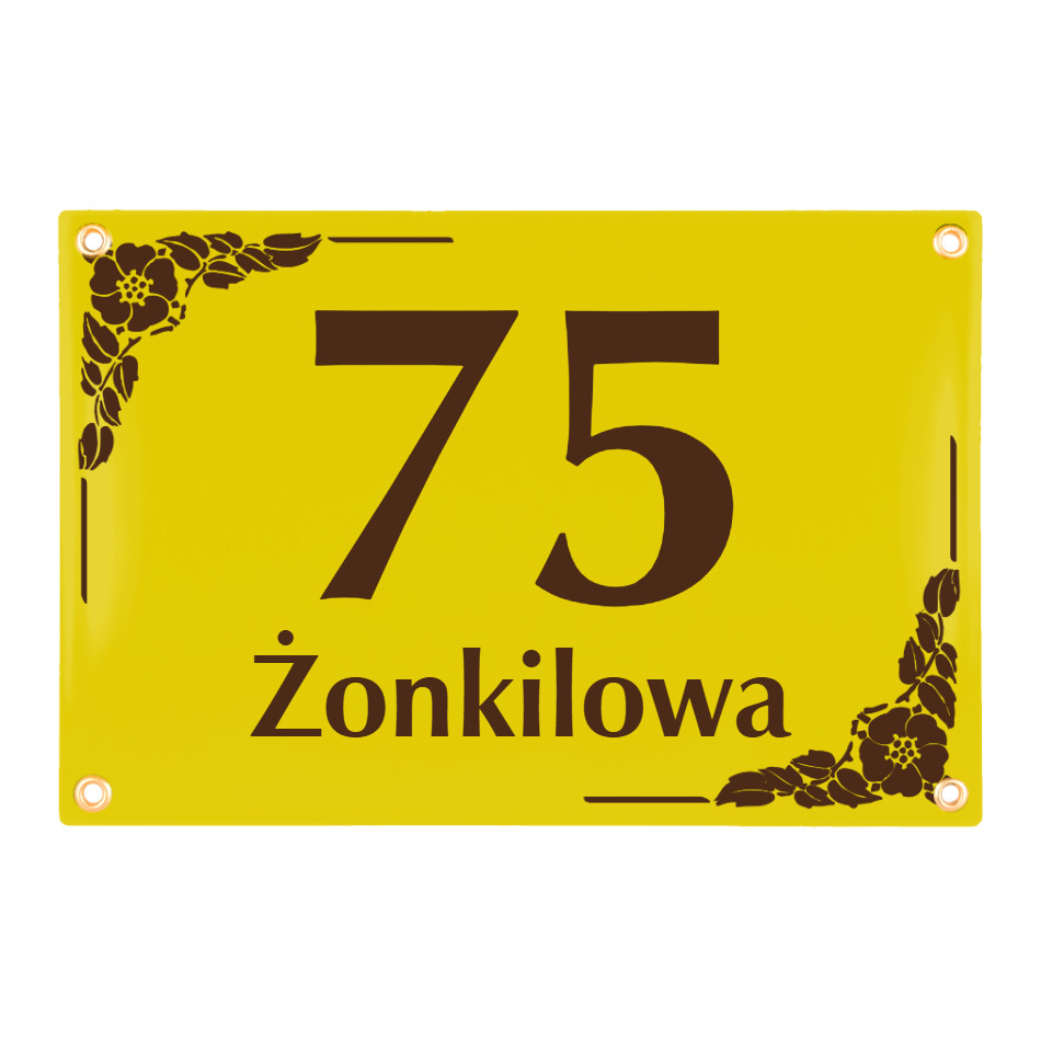 kwiatowa tablica adresowa