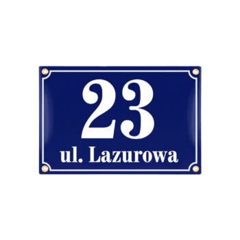 Tablica adresowa klasyczna 20 x 30 cm