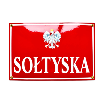 Tablica emaliowana SOŁTYSKA 20x30 cm