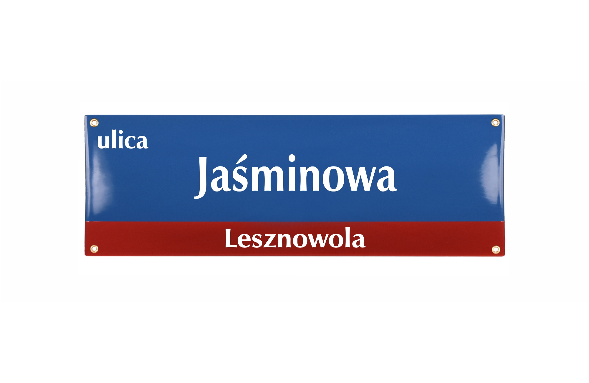 warszawska emaliowana tablica uliczna