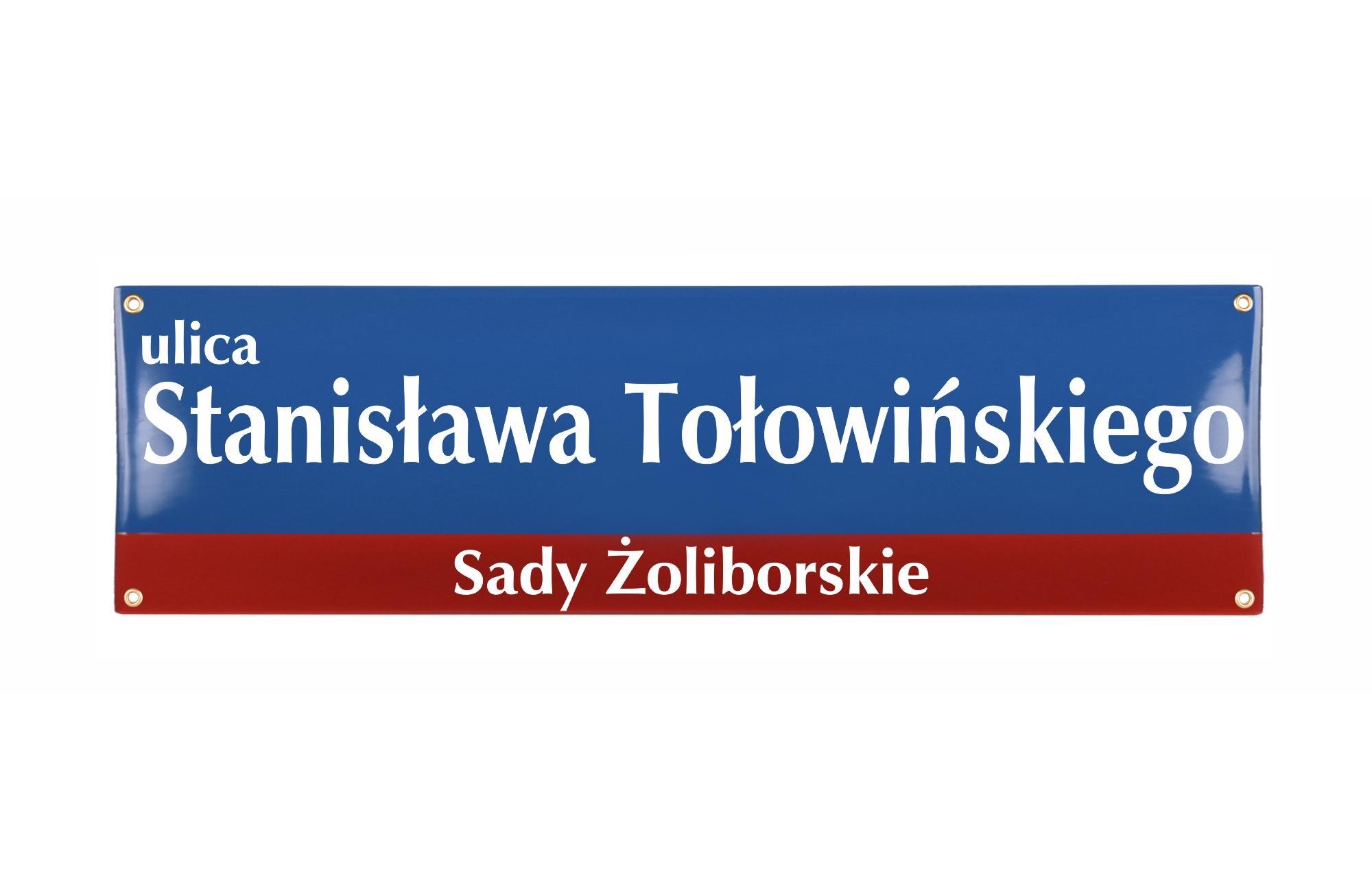 warszawska tablica uliczna