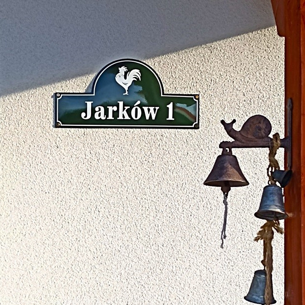 zielona tablica adresowa