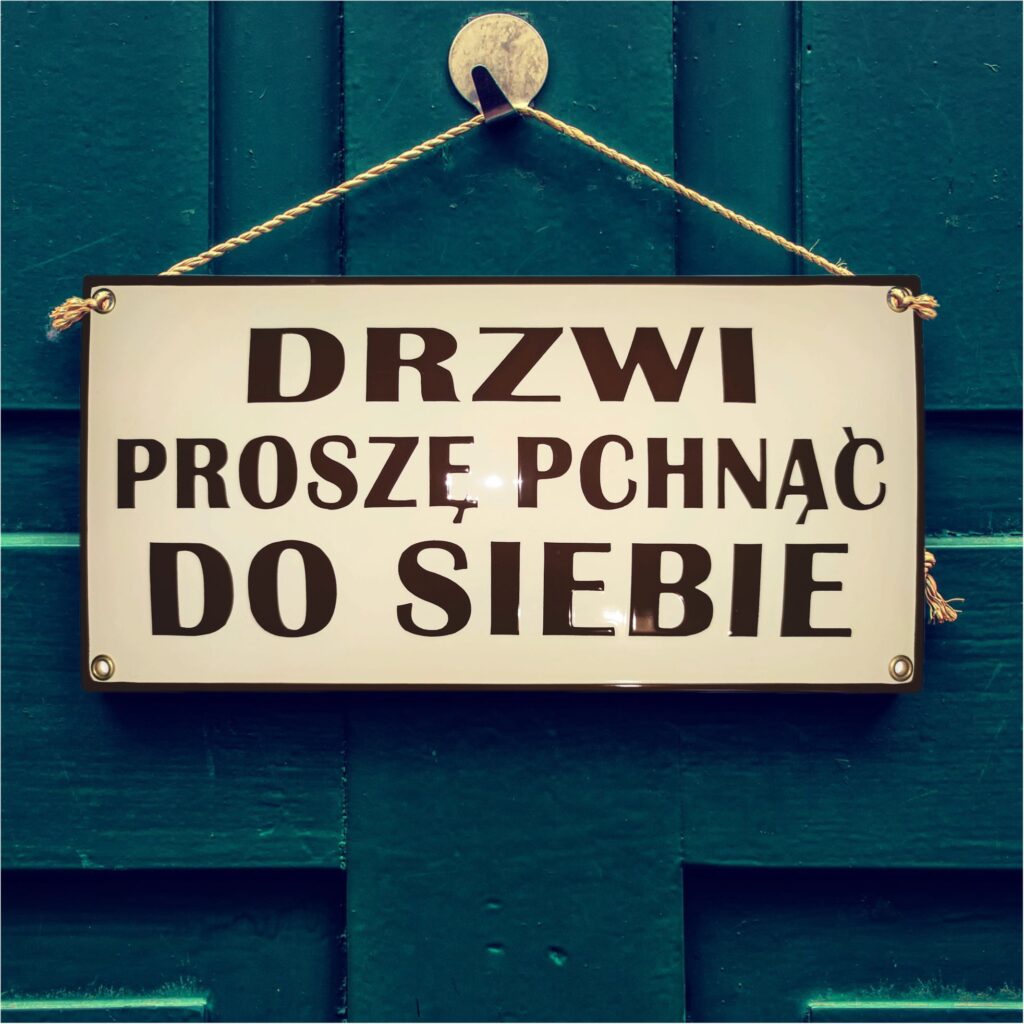 tabliczka retro