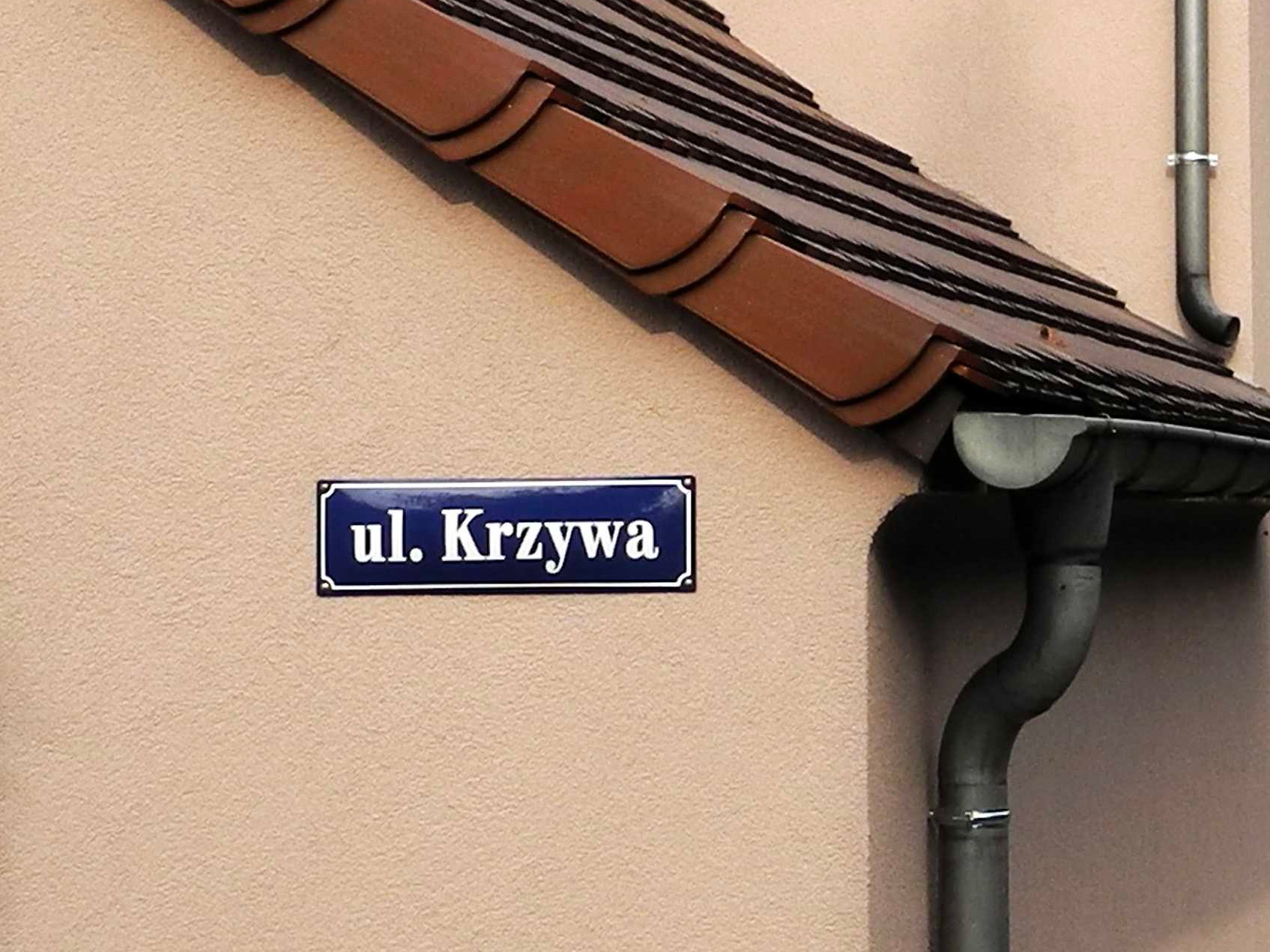 klasyczna tablica uliczna