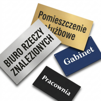 Tablica informacyjna personalizowana (różne rozmiary)