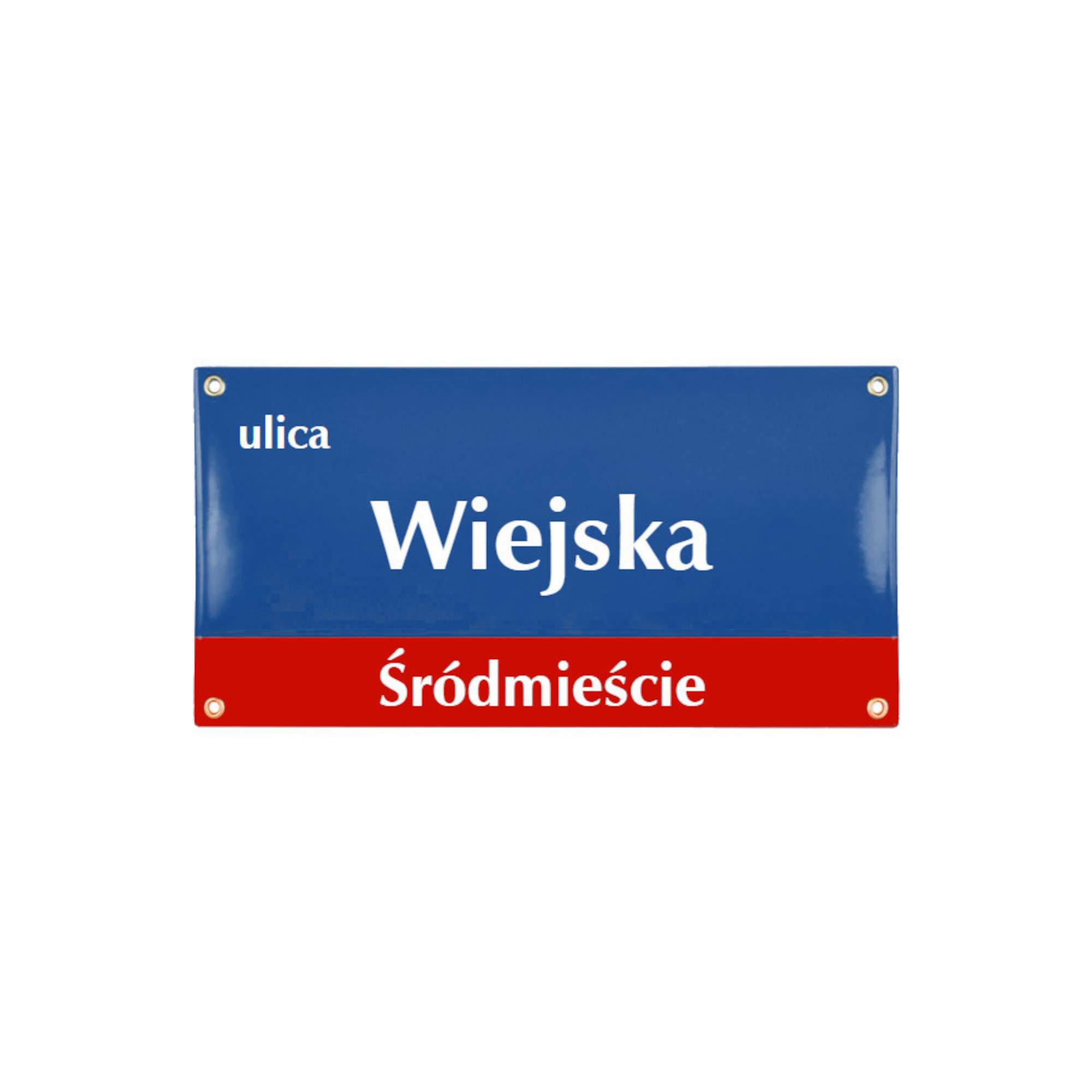 Tablica uliczna nowoczesna 28 x 55 cm